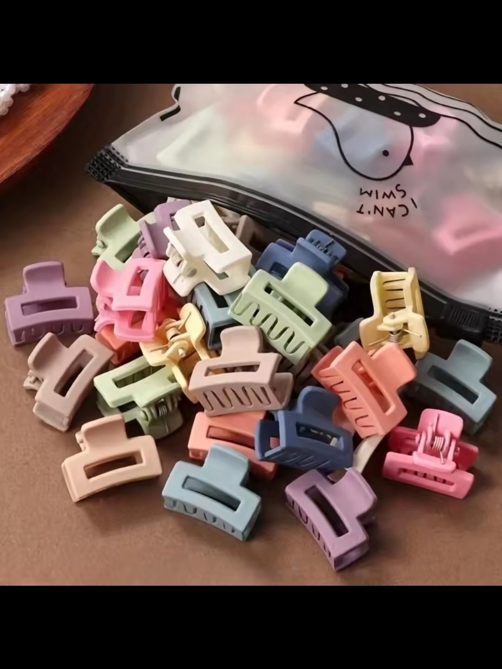 Pastel Mini Hair Claw Clips - Assorted Colors